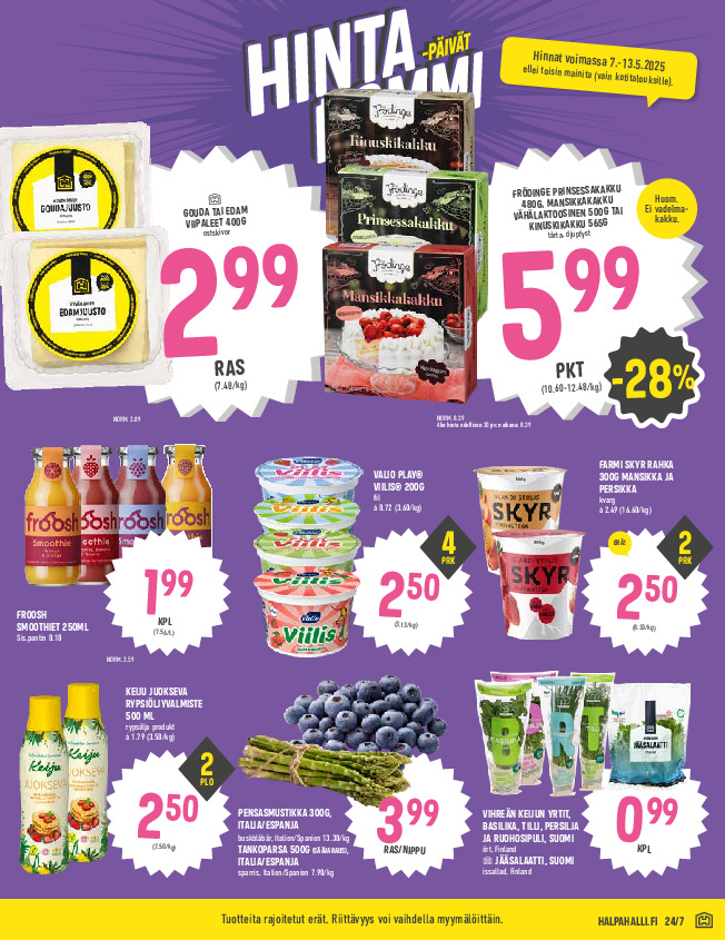 HalpaHalli Viikkotarjoukset sivu 3