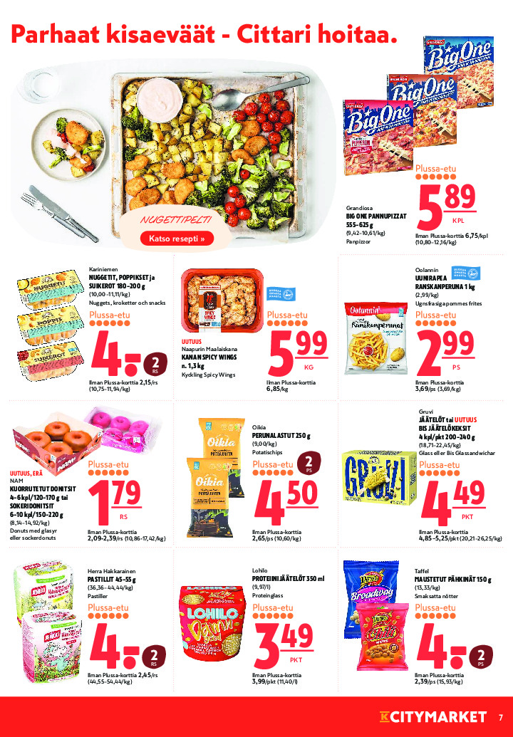 K-Citymarket Tarjouslehti sivu 7