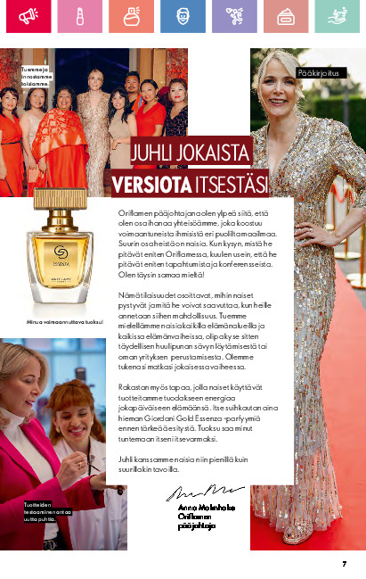 Oriflame Kuvasto sivu 7