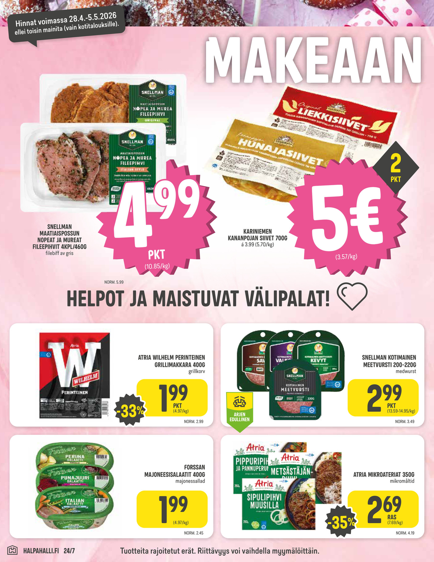 HalpaHalli Halpahallin Viikkokuvasto 18 2026 sivu 2