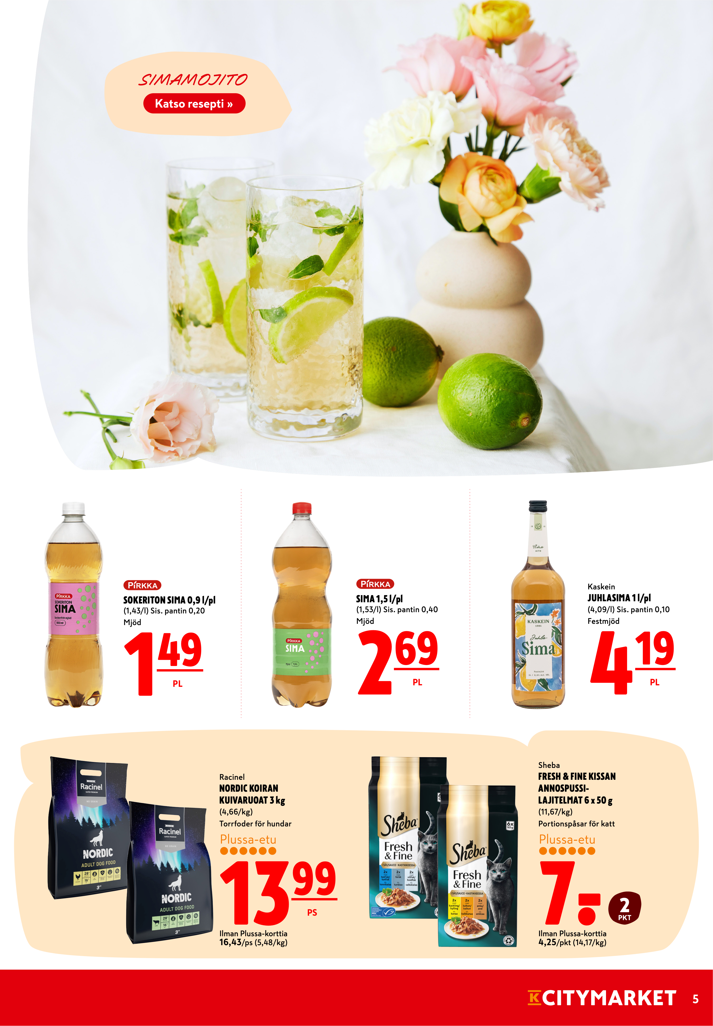 K-Citymarket Alkuviikon tarjouslehti vk 17 sivu 5