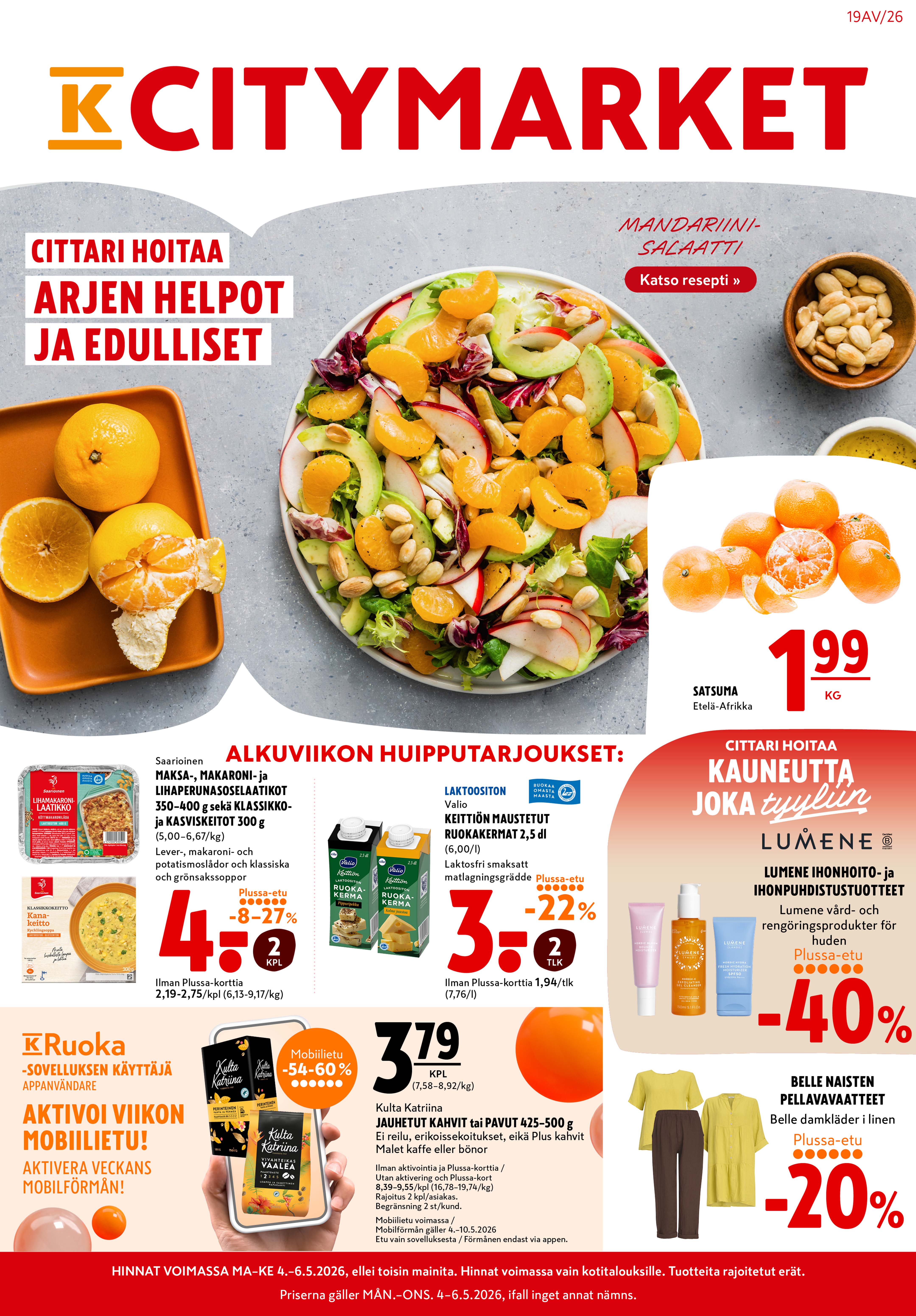 K-Citymarket Alkuviikon tarjouslehti vk 19