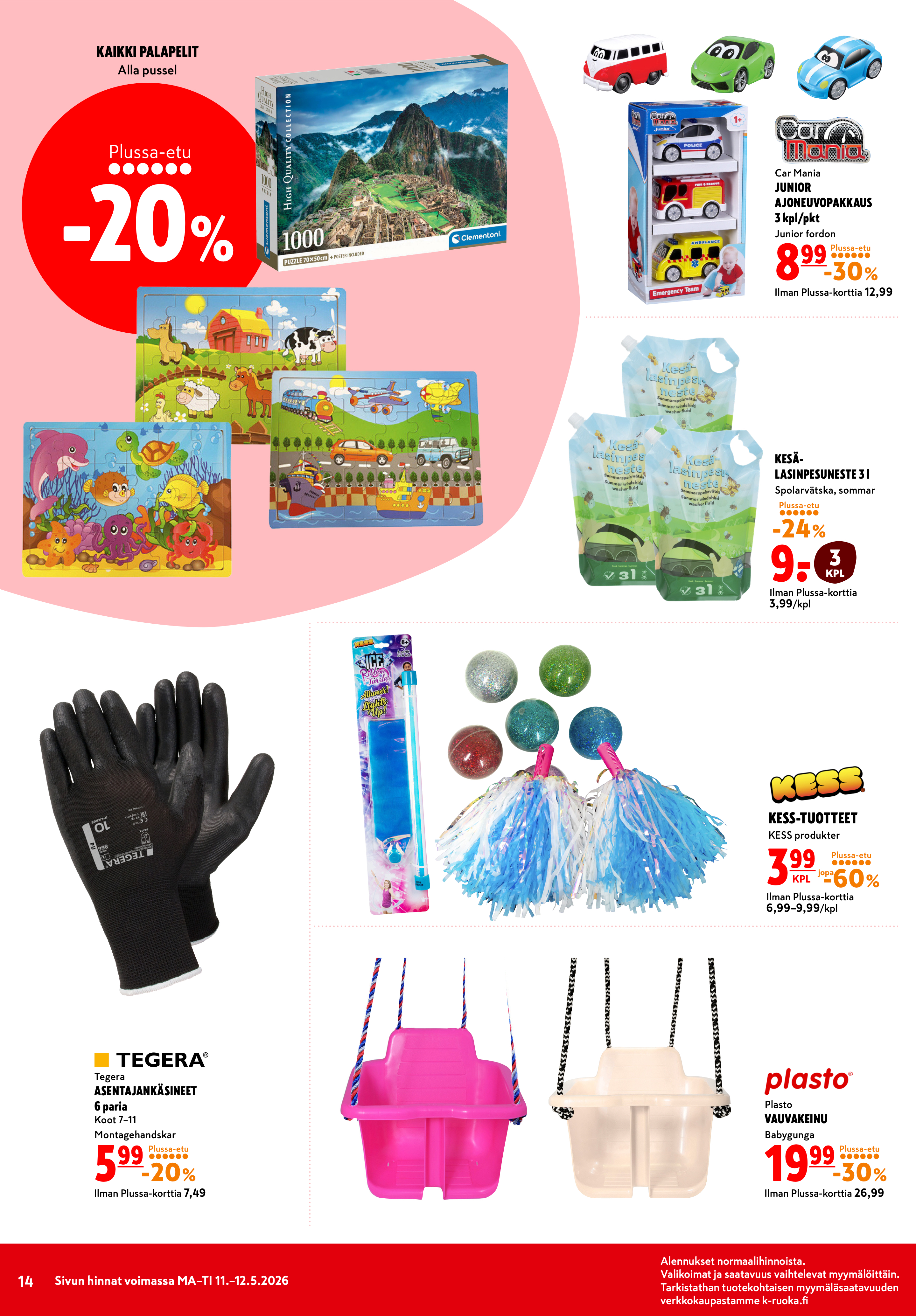K-Citymarket Alkuviikon tarjouslehti vk 20 sivu 14