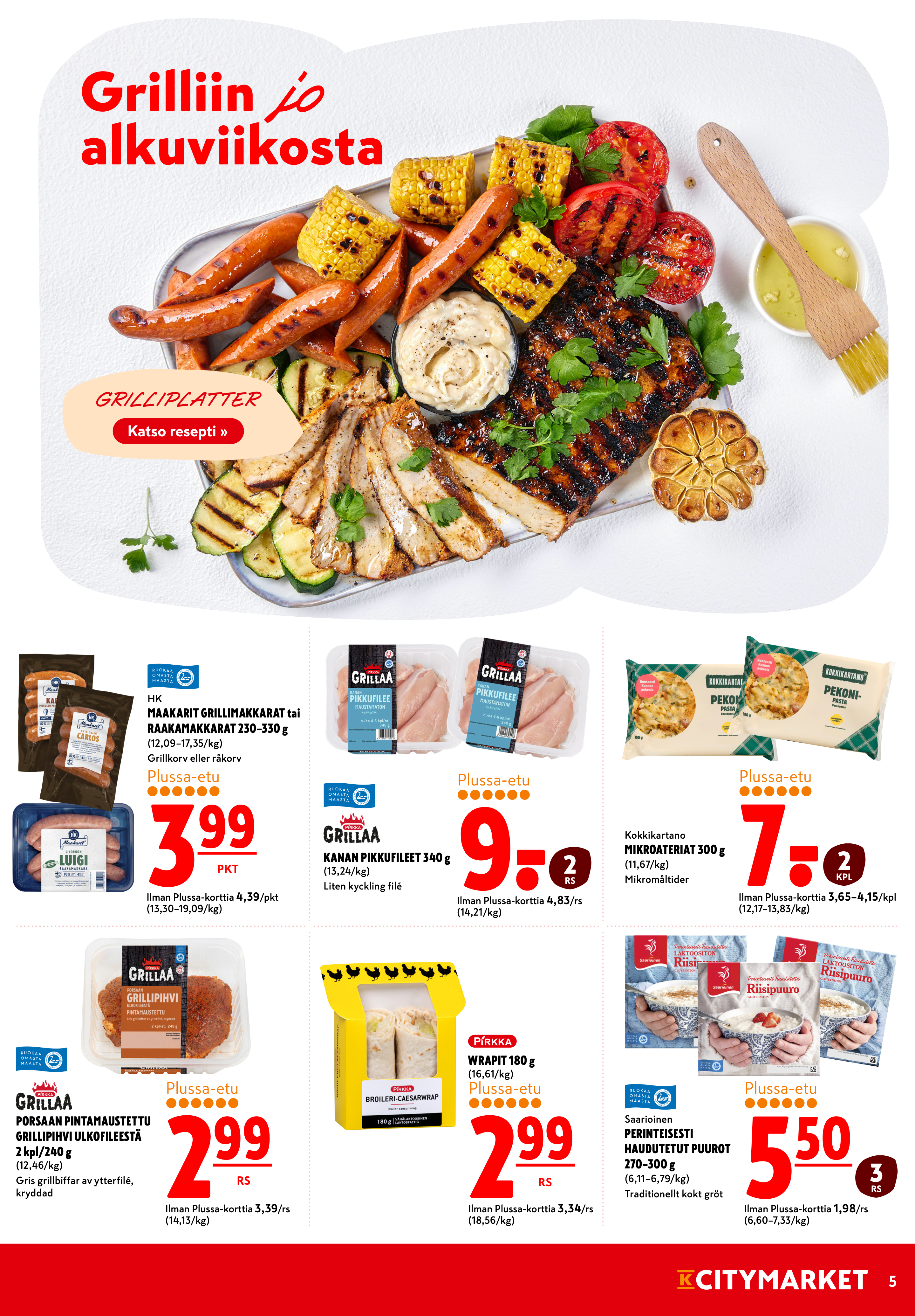 K-Citymarket Alkuviikon tarjouslehti vk 20 sivu 5