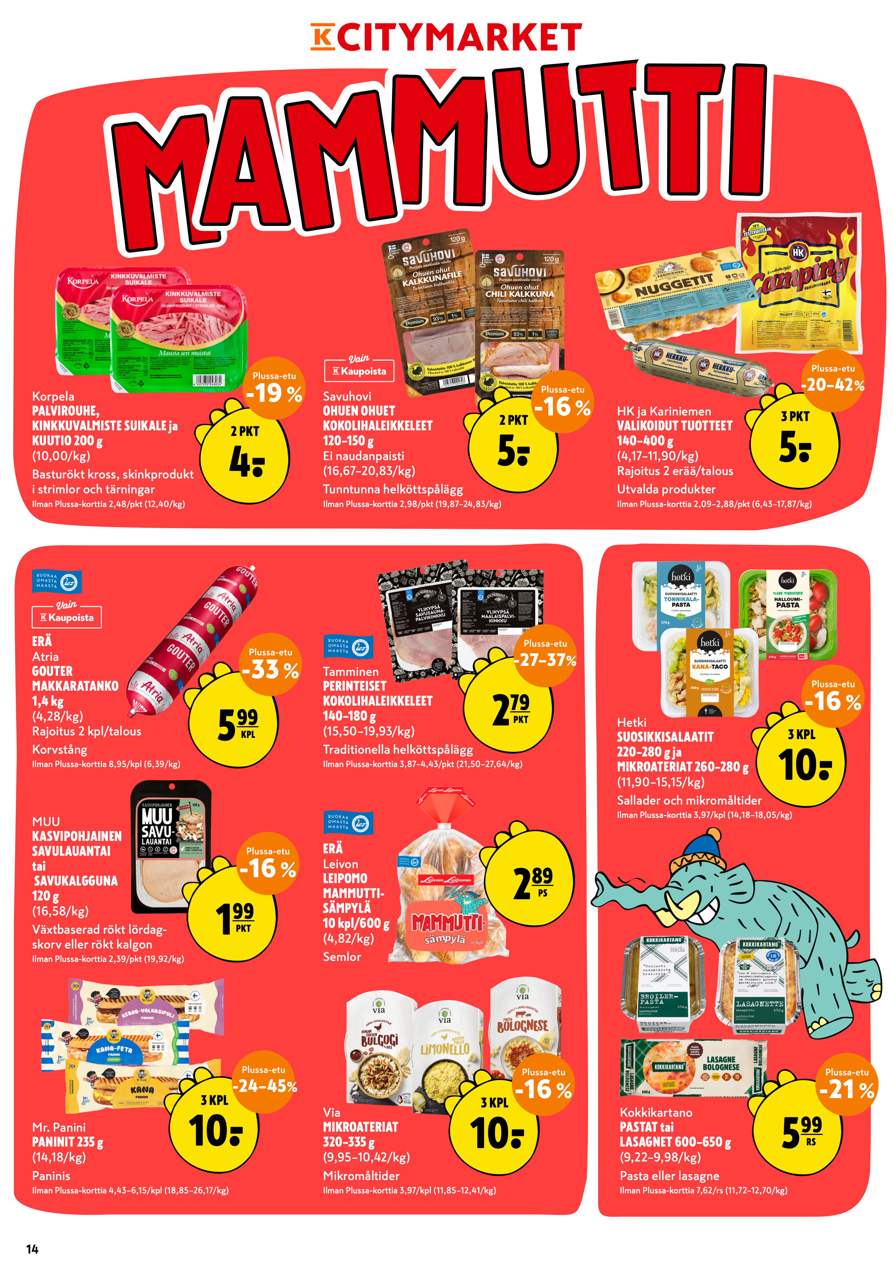 K-Citymarket Alkuviikon tarjouslehti vk 21 sivu 14
