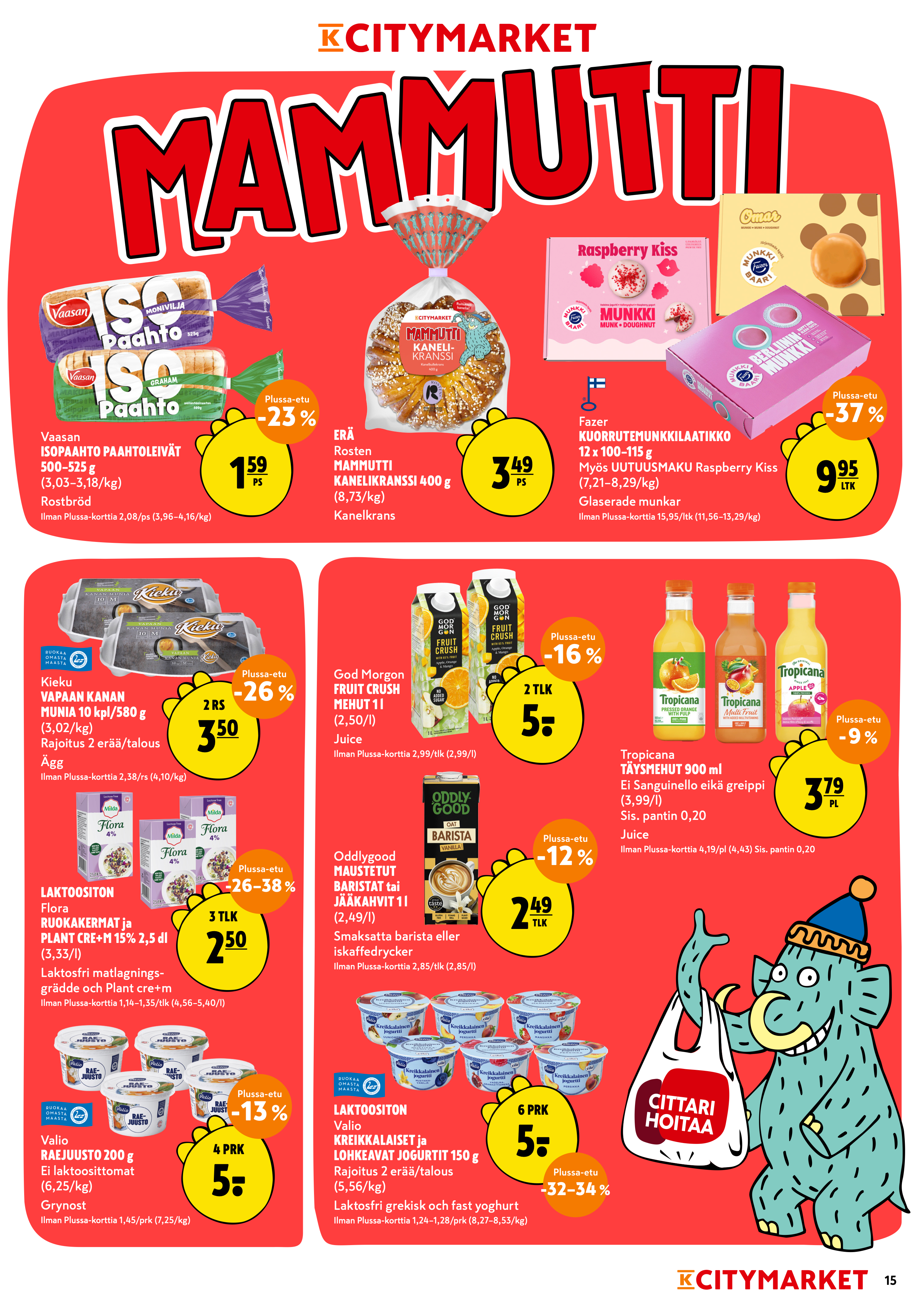 K-Citymarket Alkuviikon tarjouslehti vk 21 sivu 15