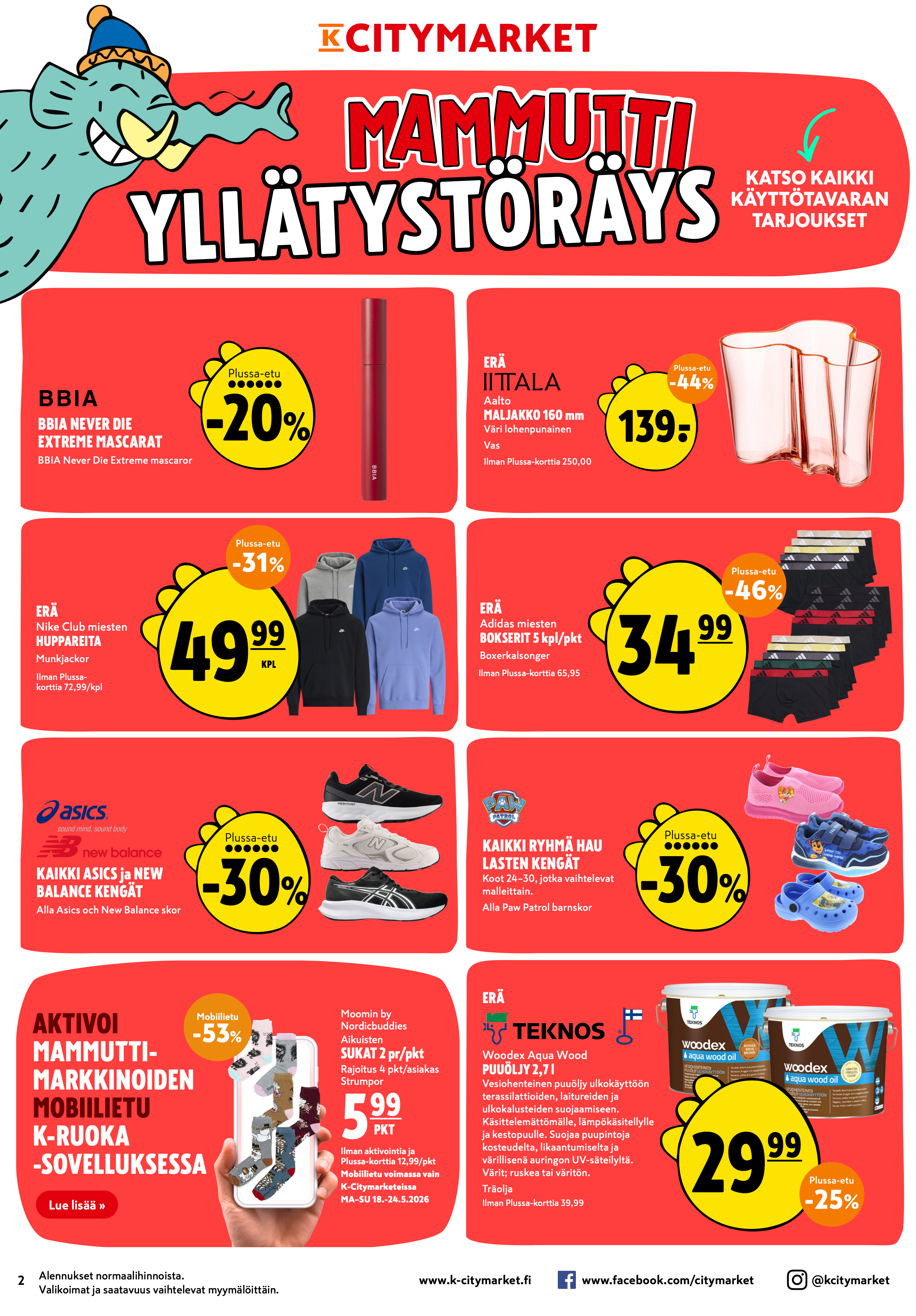 K-Citymarket Alkuviikon tarjouslehti vk 21 sivu 2