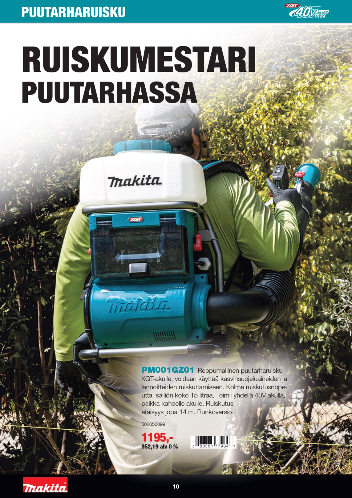 K-Rauta Makita Xgt Esite 2026 sivu 10