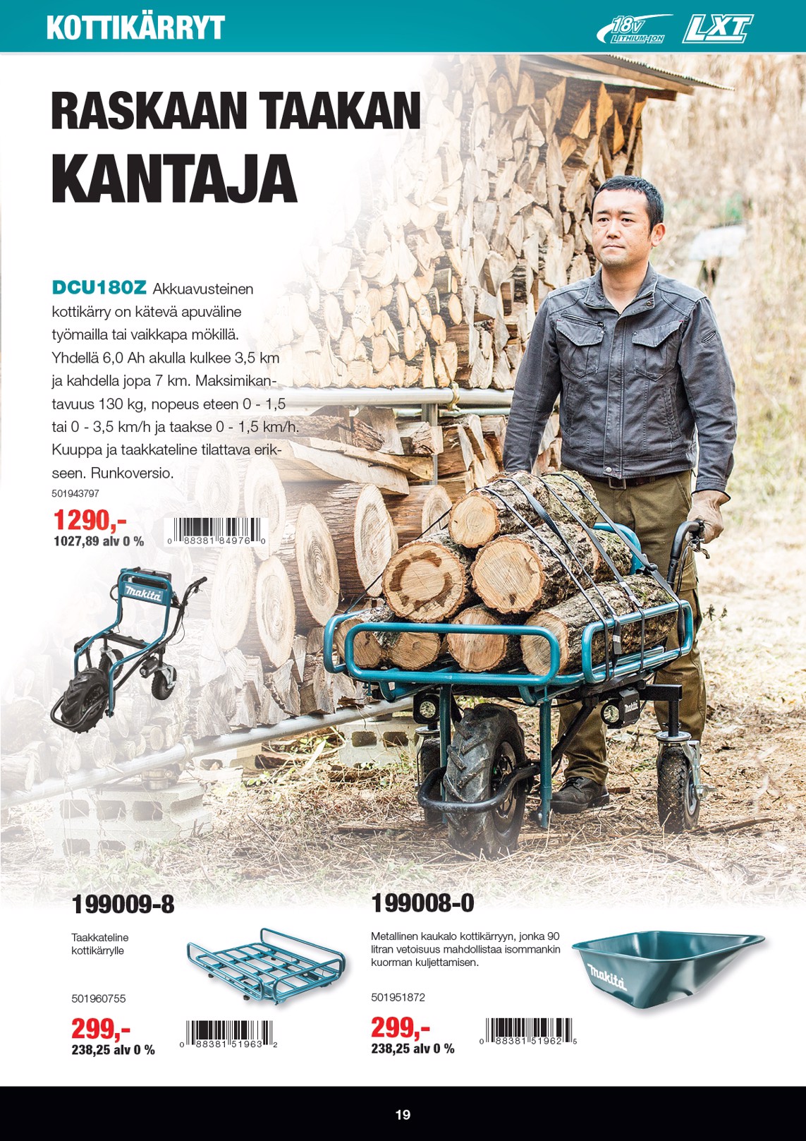 K-Rauta Makita Lxt Puutarhaesite 2026 sivu 19