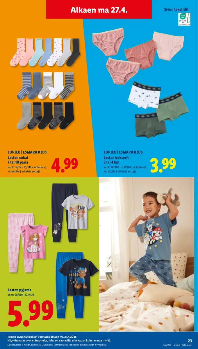 Lidl Koko Suomen Tarjoukset to 23.4. – ti 28.4. sivu 31