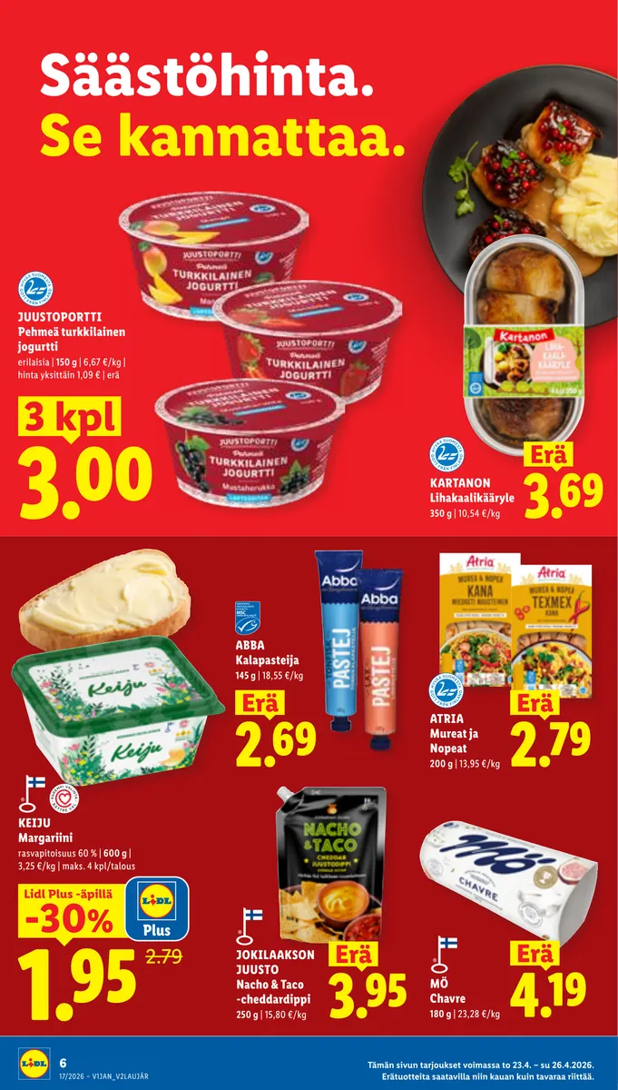 Lidl Koko Suomen Tarjoukset to 23.4. – ti 28.4. sivu 6