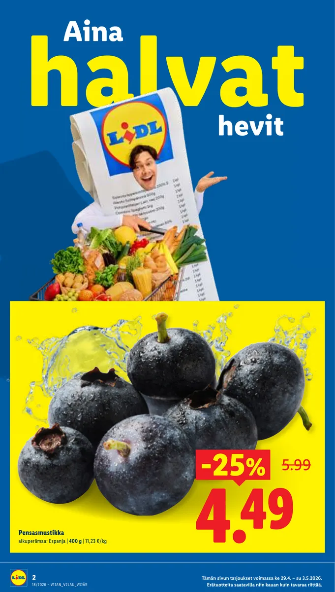 Lidl Koko Suomen Tarjoukset ke 29.4. – ke 6.5. sivu 2