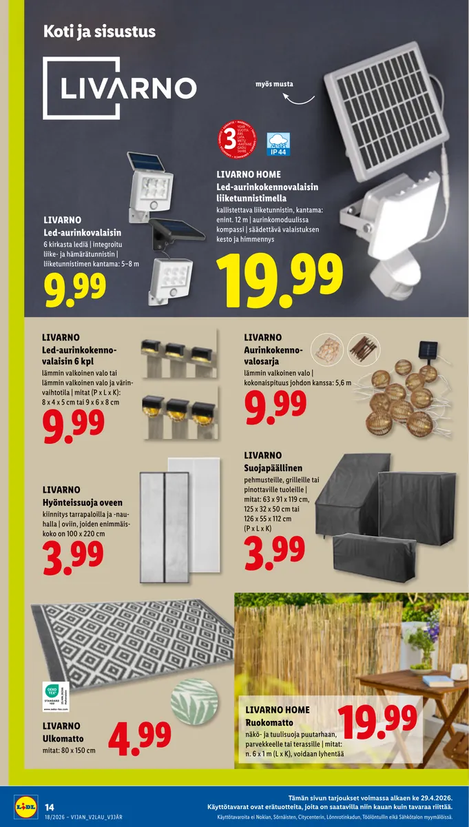 Lidl Koko Suomen Tarjoukset ke 29.4. – ke 6.5. sivu 20