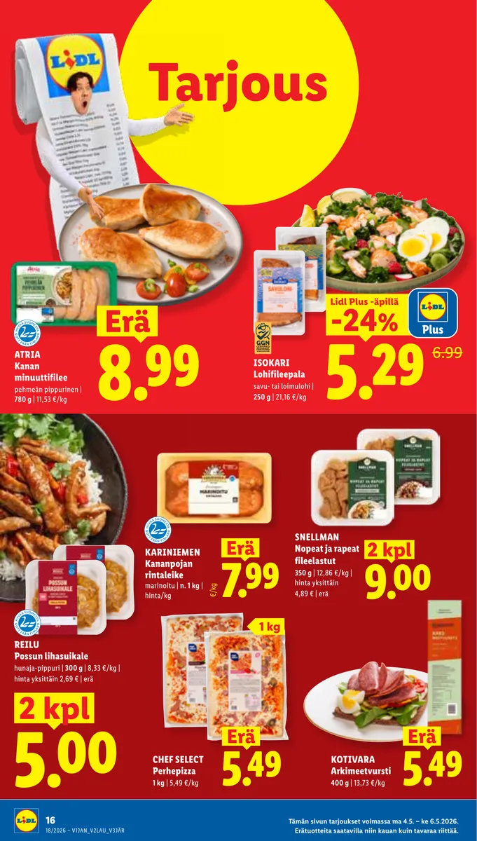 Lidl Koko Suomen Tarjoukset ke 29.4. – ke 6.5. sivu 22