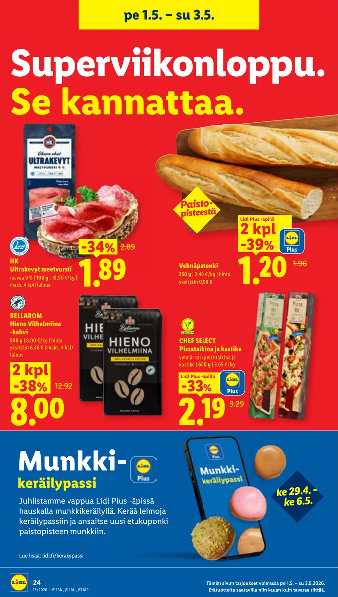 Lidl Koko Suomen Tarjoukset ke 29.4. – ke 6.5. sivu 30