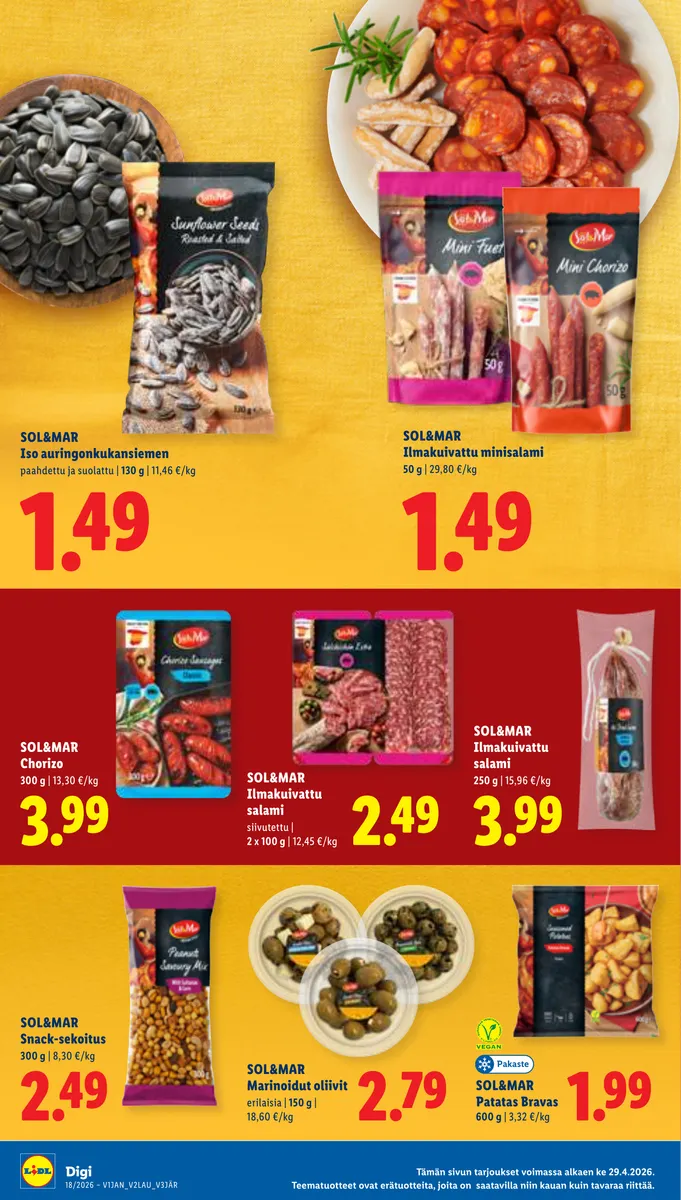 Lidl Alueesi Tarjoukset ke 29.4. – ke 6.5. sivu 10
