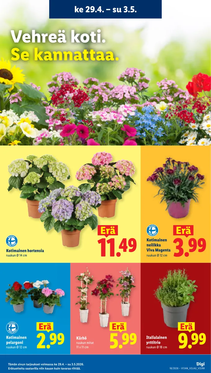 Lidl Alueesi Tarjoukset ke 29.4. – ke 6.5. sivu 14