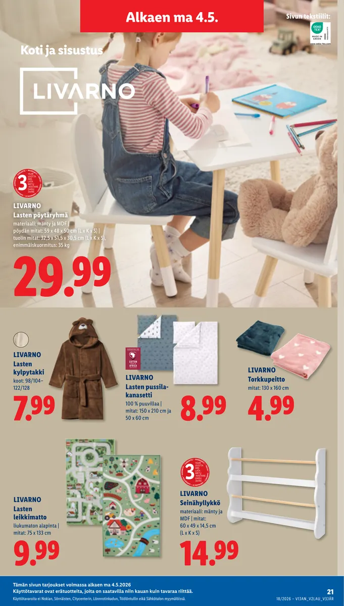 Lidl Alueesi Tarjoukset ke 29.4. – ke 6.5. sivu 27
