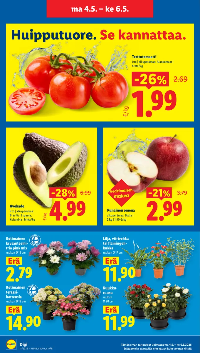 Lidl Alueesi Tarjoukset ke 29.4. – ke 6.5. sivu 32
