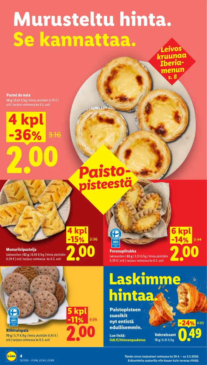 Lidl Alueesi Tarjoukset ke 29.4. – ke 6.5. sivu 4
