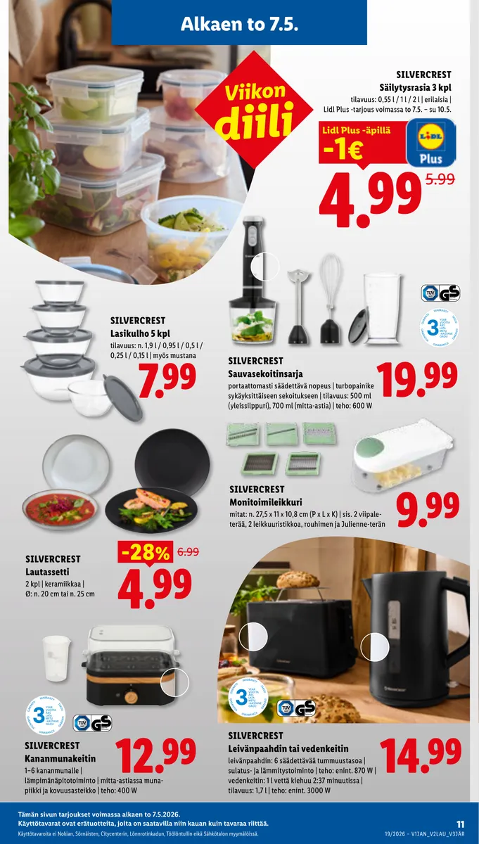 Lidl Koko Suomen Tarjoukset to 7.5. – ti 12.5. sivu 15