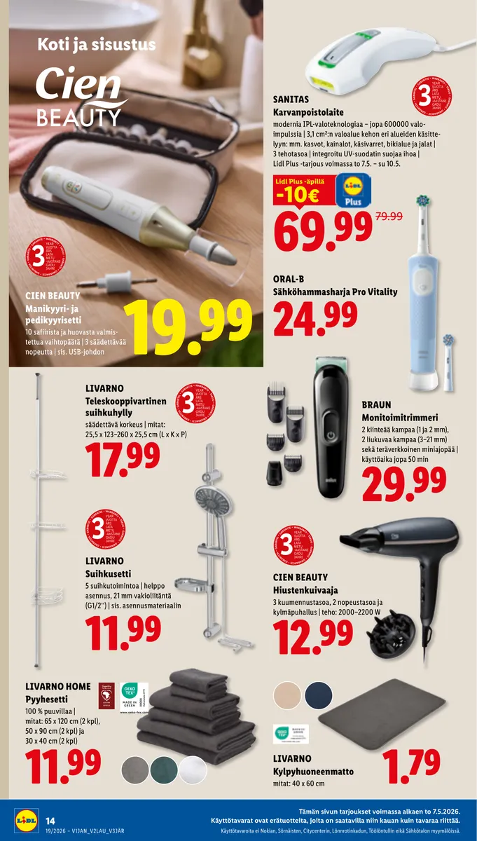 Lidl Koko Suomen Tarjoukset to 7.5. – ti 12.5. sivu 18