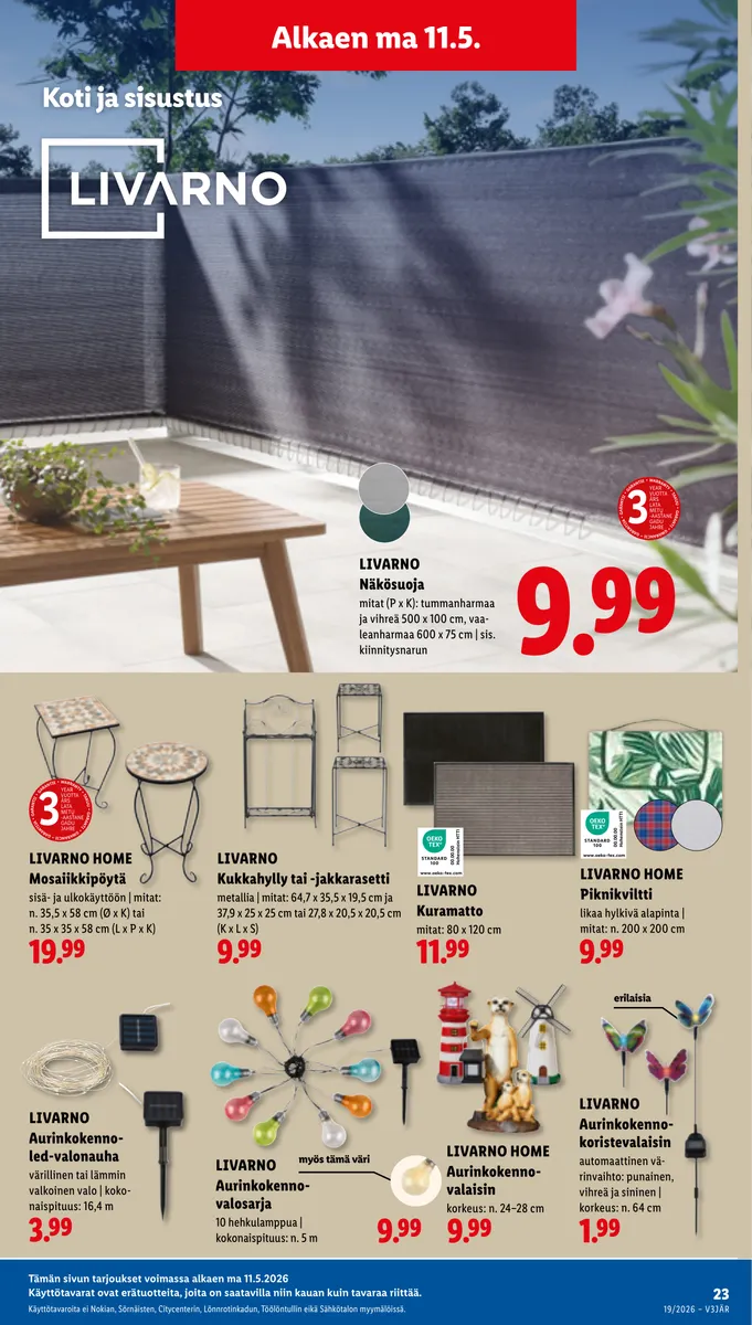 Lidl Koko Suomen Tarjoukset to 7.5. – ti 12.5. sivu 29