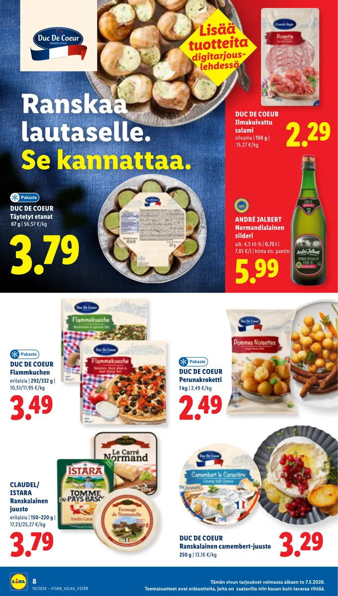 Lidl Koko Suomen Tarjoukset to 7.5. – ti 12.5. sivu 8