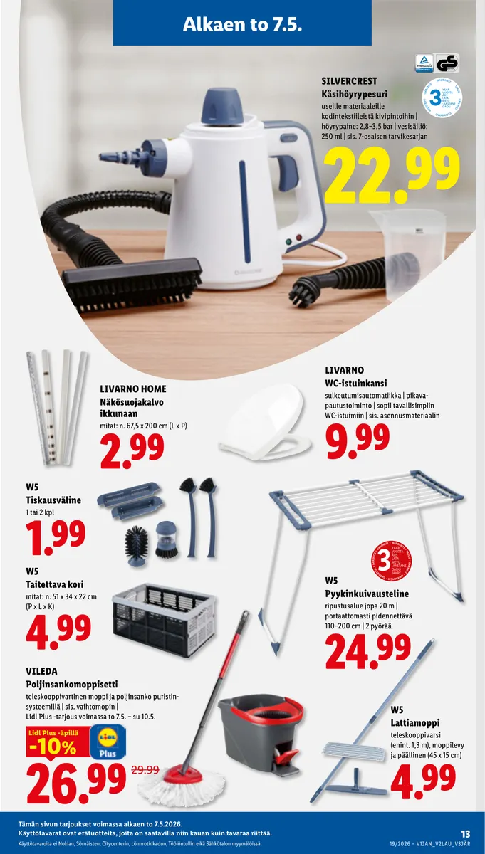 Lidl Alueesi Tarjoukset to 7.5. – ti 12.5. sivu 17