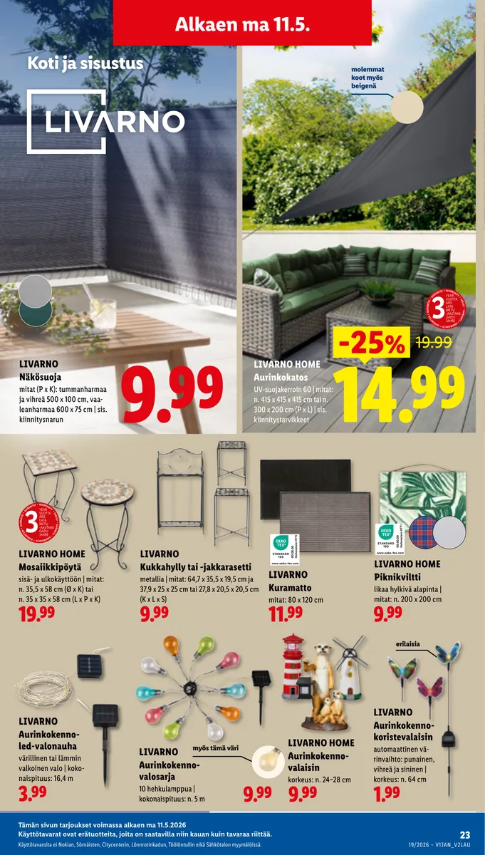 Lidl Alueesi Tarjoukset to 7.5. – ti 12.5. sivu 29