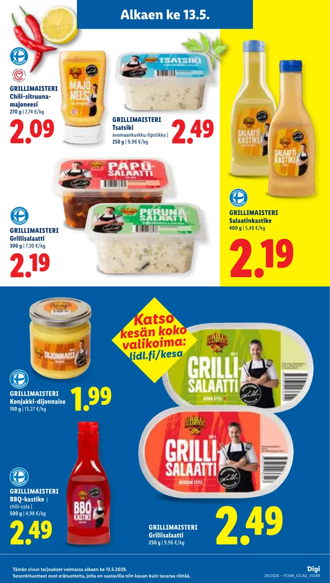 Lidl Koko Suomen Tarjoukset ke 13.5. – ke 20.5. sivu 13