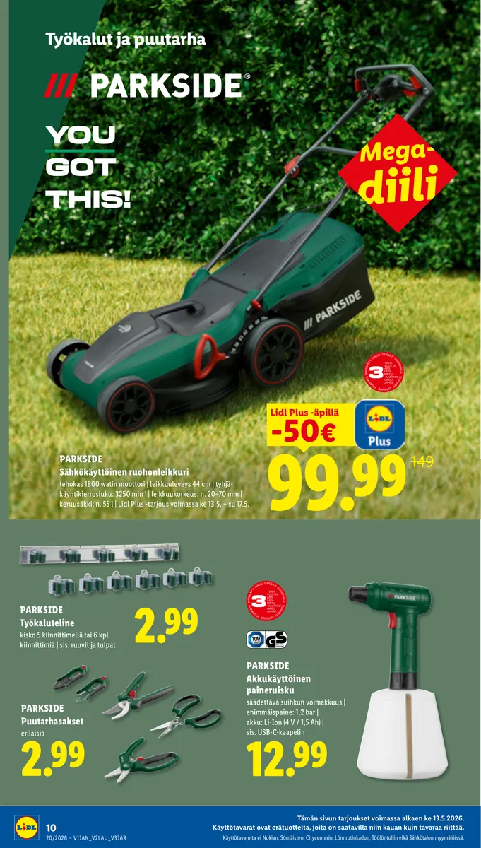 Lidl Koko Suomen Tarjoukset ke 13.5. – ke 20.5. sivu 14