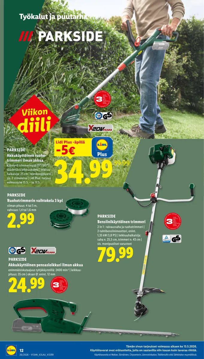Lidl Koko Suomen Tarjoukset ke 13.5. – ke 20.5. sivu 16