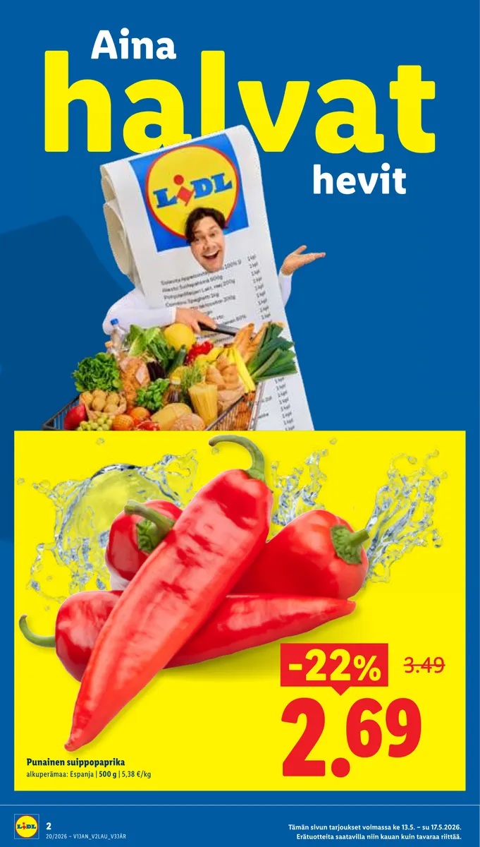 Lidl Koko Suomen Tarjoukset ke 13.5. – ke 20.5. sivu 2
