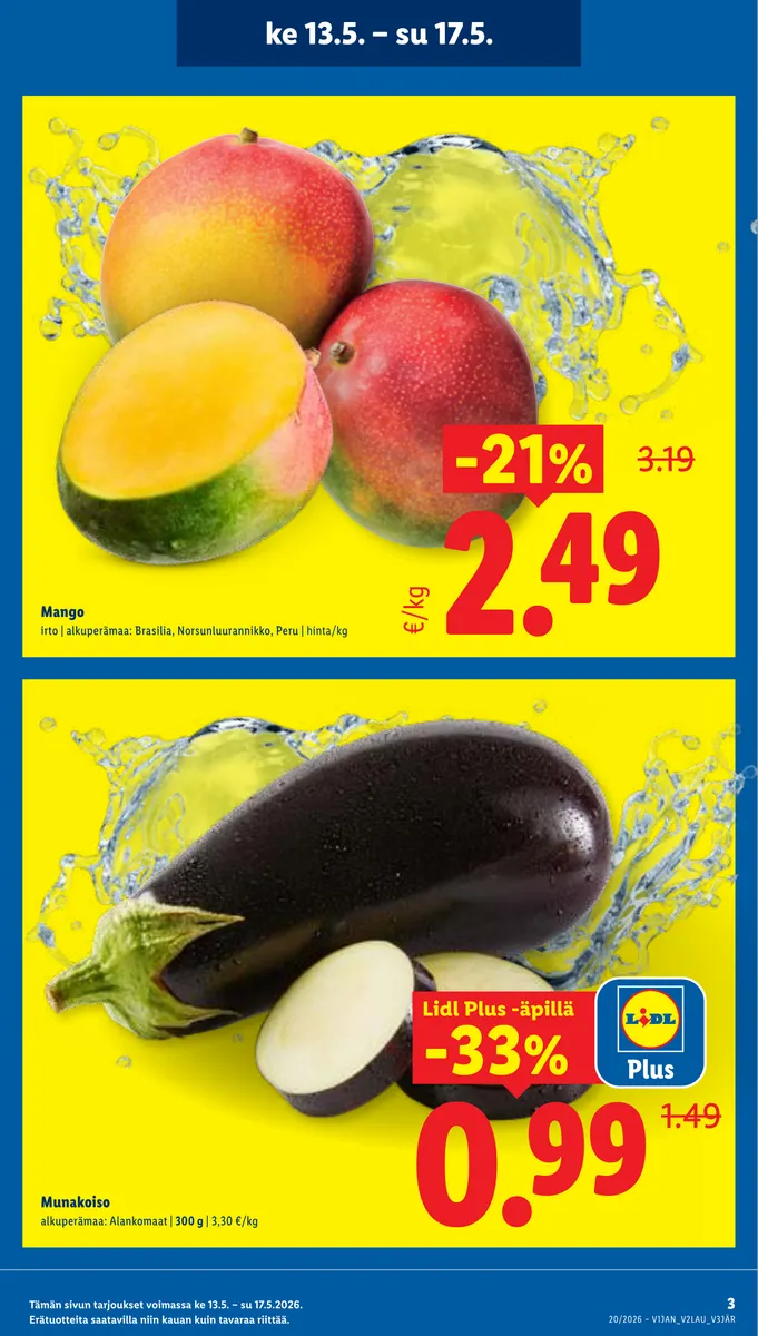 Lidl Koko Suomen Tarjoukset ke 13.5. – ke 20.5. sivu 3