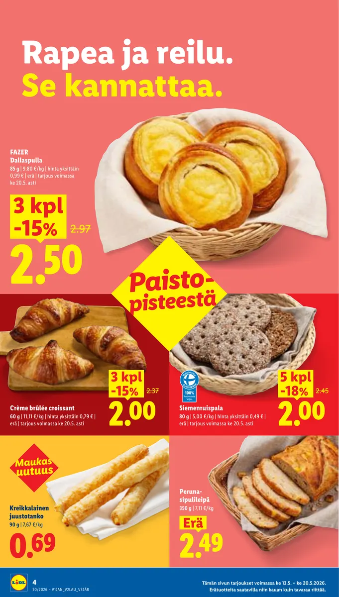 Lidl Koko Suomen Tarjoukset ke 13.5. – ke 20.5. sivu 4