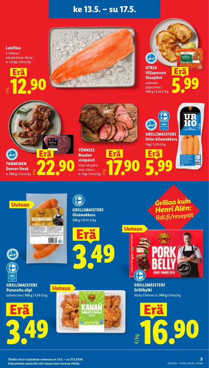 Lidl Koko Suomen Tarjoukset ke 13.5. – ke 20.5. sivu 5