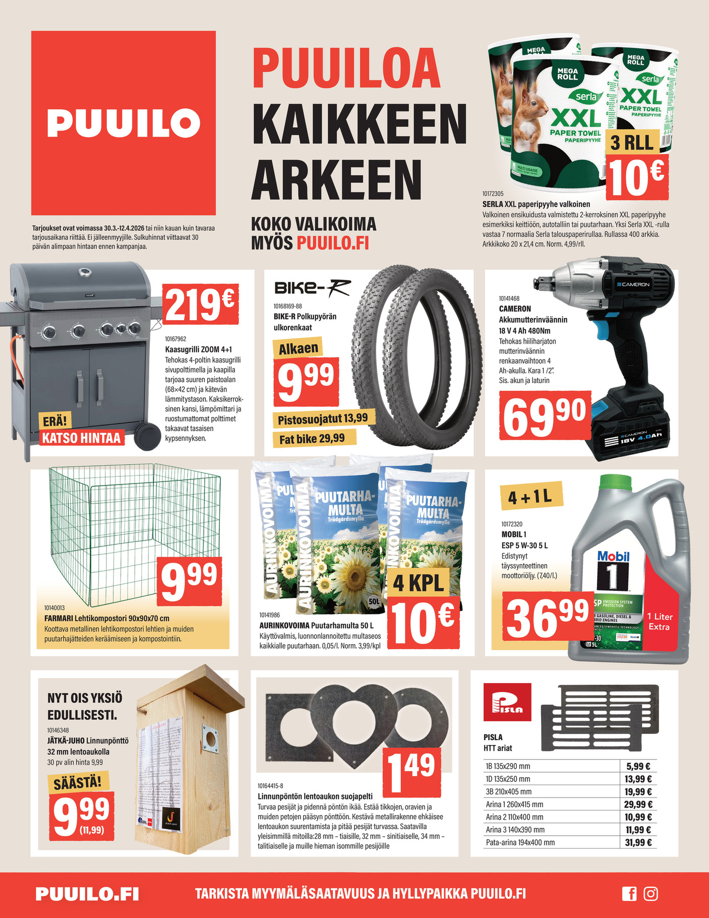 Puuilo Puuilo tarjouslehti vk 14