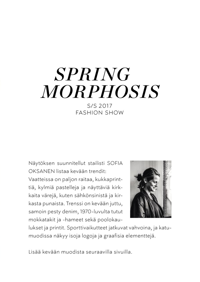 Stockmann Spring Morphosis Lookbook sivu 3