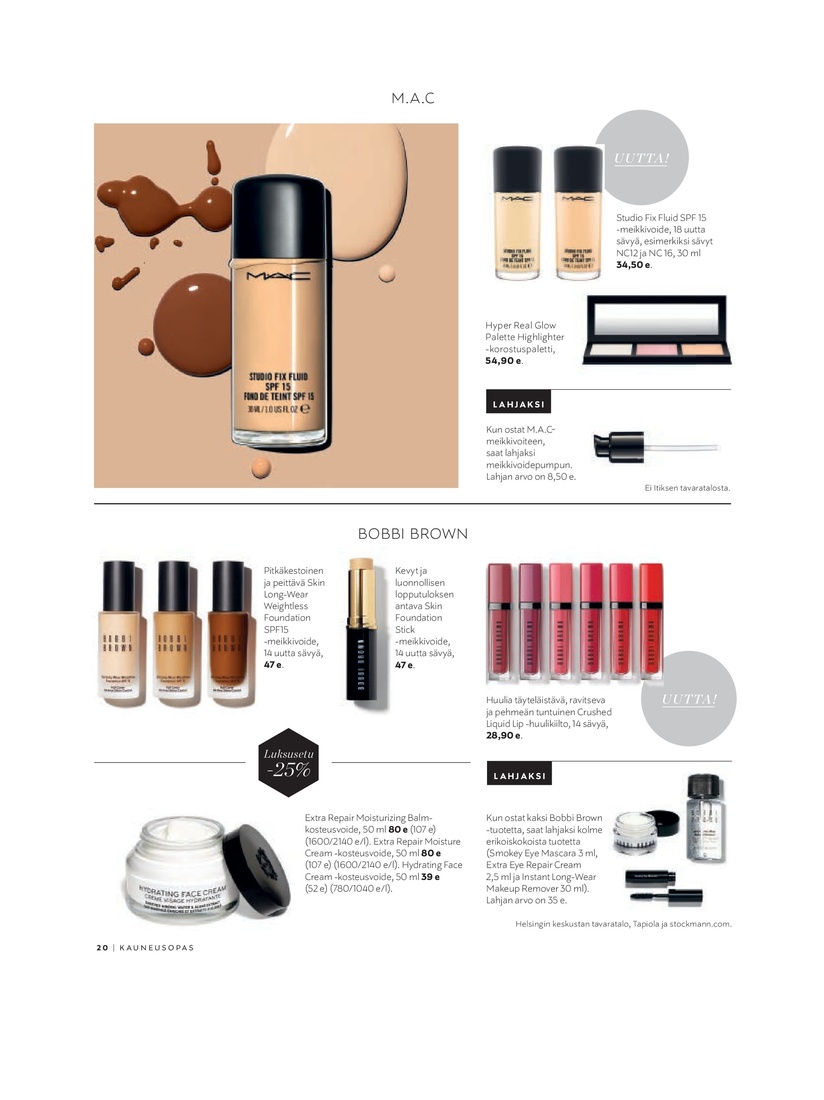 Stockmann Beauty Magazine Spring 2019 sivu 20