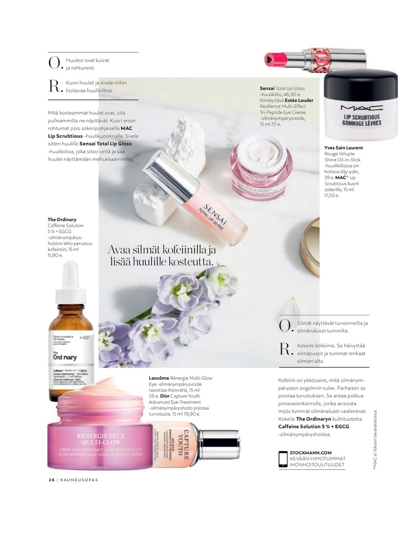 Stockmann Beauty Magazine Spring 2019 sivu 26