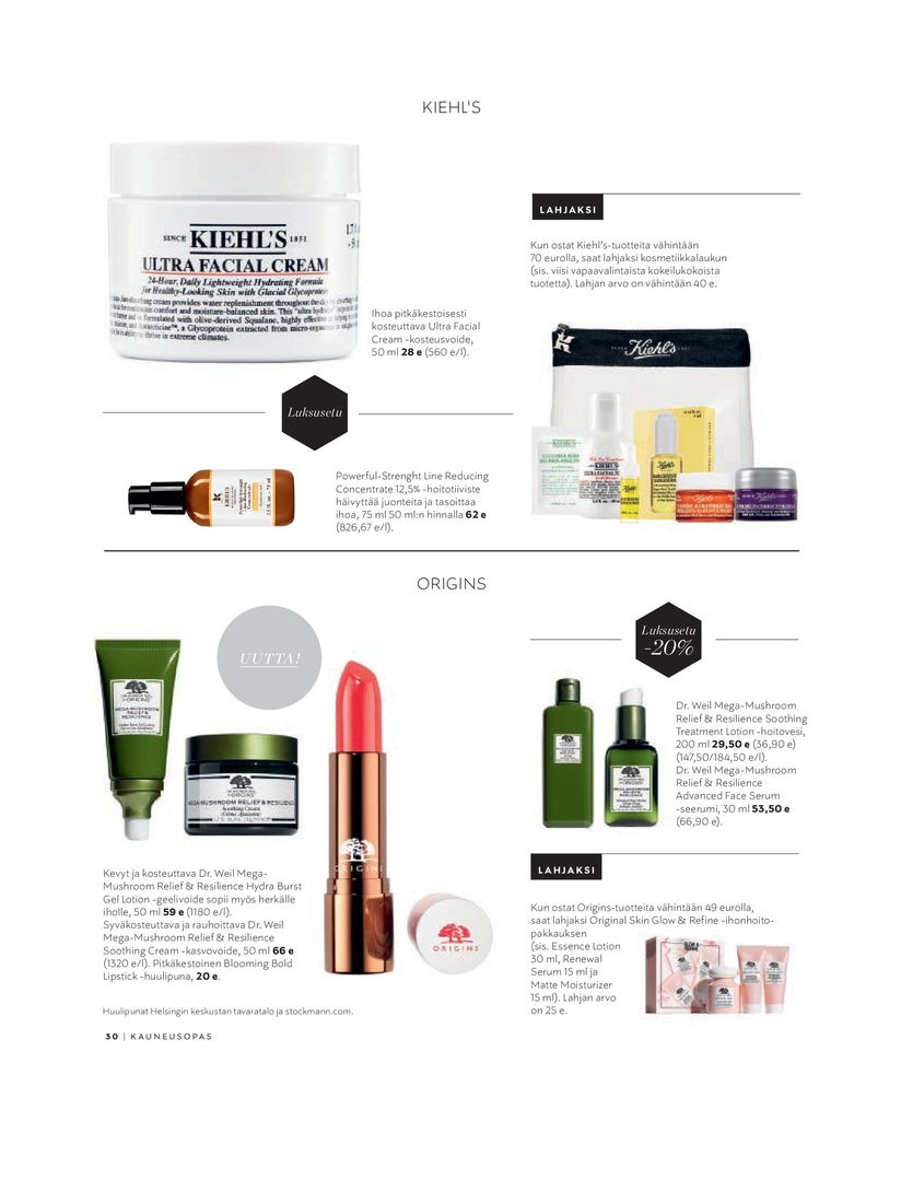 Stockmann Beauty Magazine Spring 2019 sivu 30