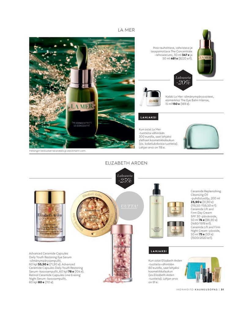 Stockmann Beauty Magazine Spring 2019 sivu 31
