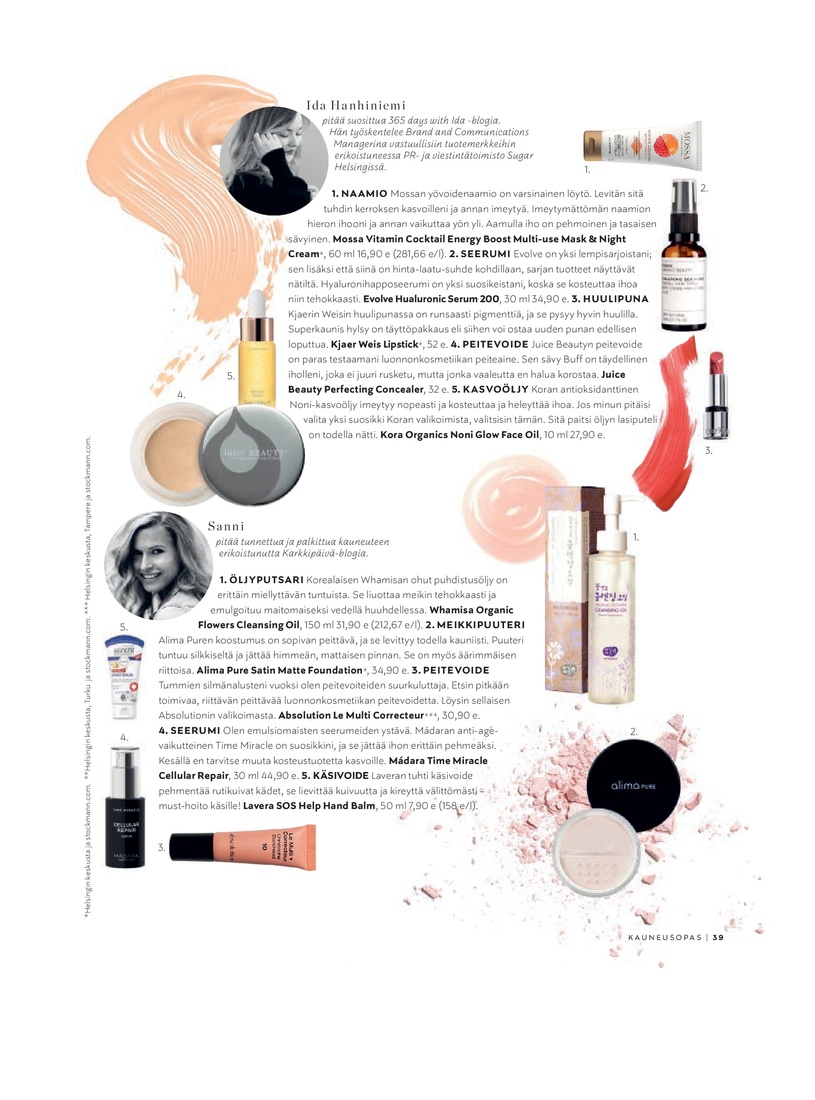 Stockmann Beauty Magazine Spring 2019 sivu 39