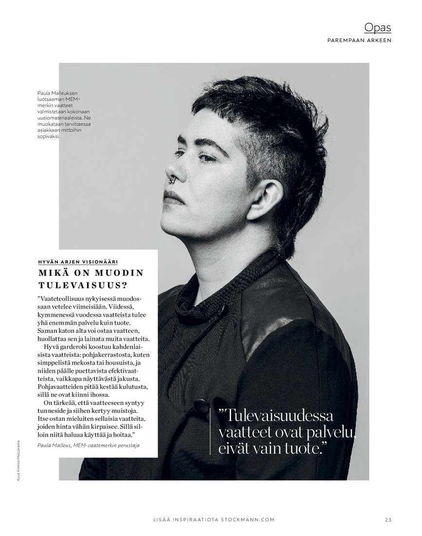 Stockmann Stockmann Magazine Syyskuu 2018 sivu 23