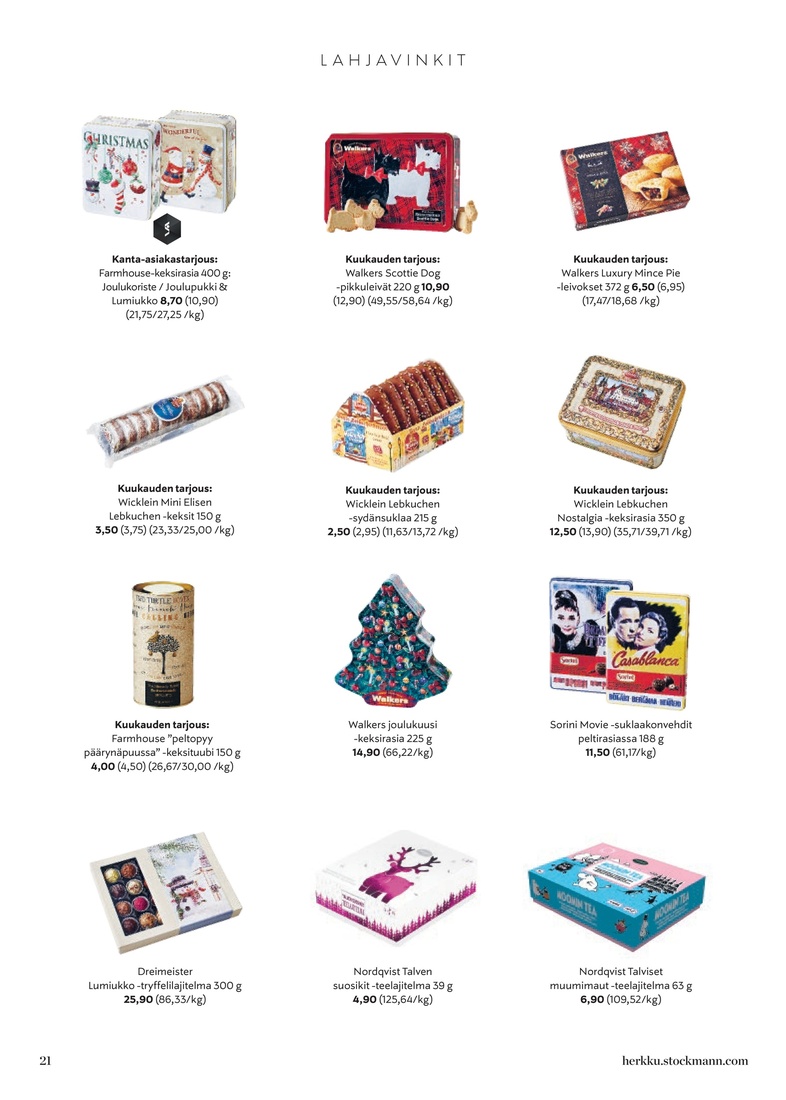 Stockmann Herkkulehti Joulukuu Suomi sivu 21