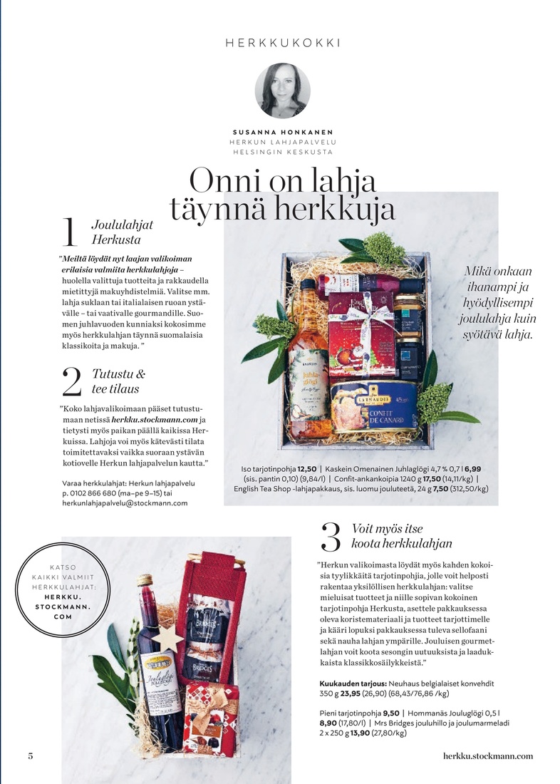 Stockmann Herkkulehti Joulukuu Suomi sivu 5