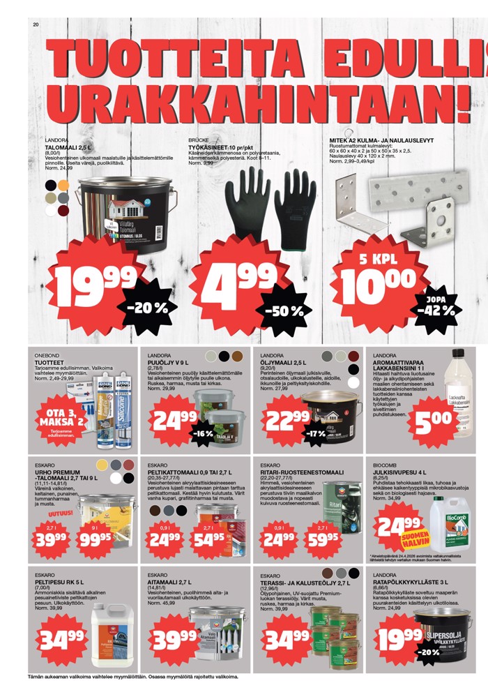Tokmanni Lue Uusin Tarjoussanomat sivu 20