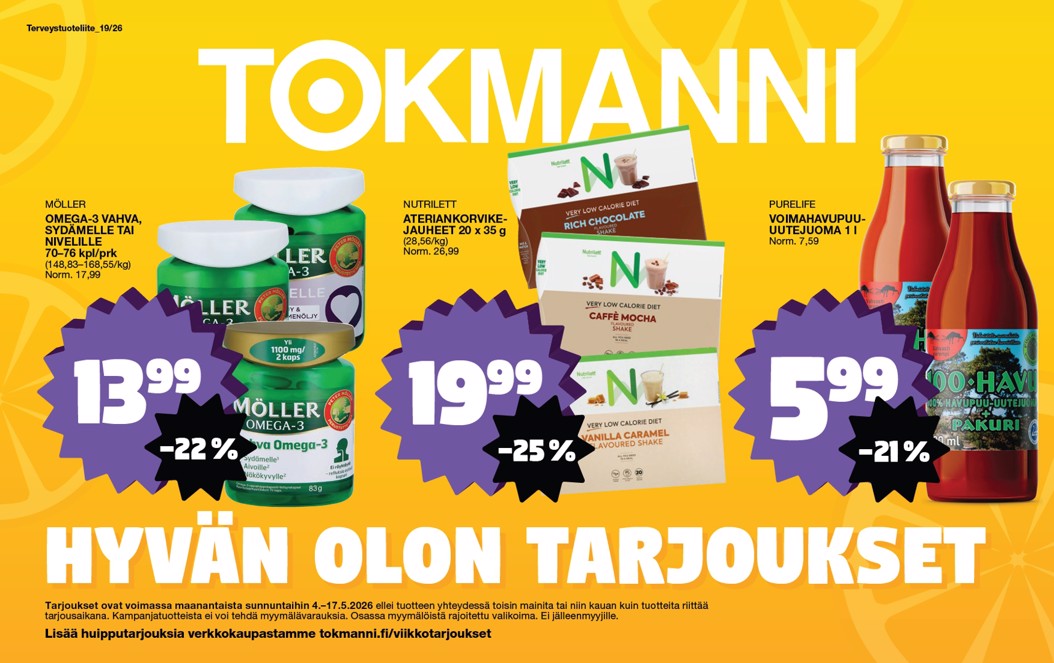 Tokmanni Terveystuoteliite vk 19