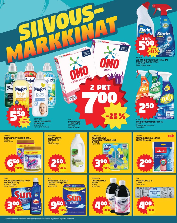 Tokmanni Lue Uusin Tarjoussanomat sivu 14